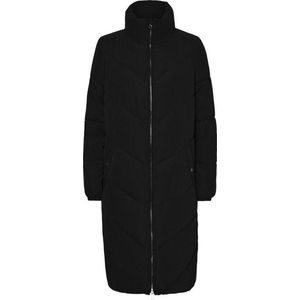 VERO MODA VMGISELLE LONG PADDED JACKET - Dames Jas - Zwart - Polyester