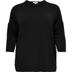 ONLY CARMAKOMA - Blousetop - Zwart - Jersey - Loose Fit