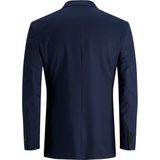 Blazer - Dark Navy - Slim Fit - Reverskraag - Lange Mouwen