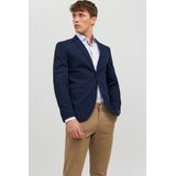 Blazer - Dark Navy - Slim Fit - Reverskraag - Lange Mouwen