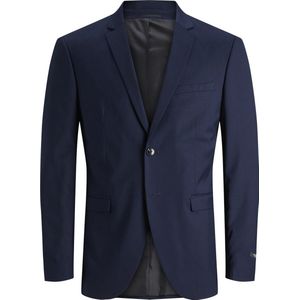 Kostuumjasje Super slim Jprfranco JACK & JONES. Polyester materiaal. Maten 52 FR - 52 EU. Blauw kleur