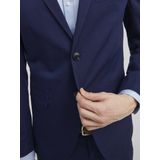 Blazerjack - Licht Geruit - 77% Polyester - 22% Wol - 1% Elastaan