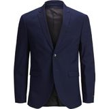 Blazerjack - Licht Geruit - 77% Polyester - 22% Wol - 1% Elastaan