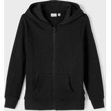 Sweatvest - Effen - Sweatstof - Capuchon - Lange Mouw - Normale Pasvorm