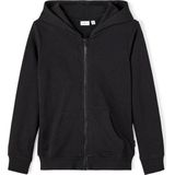 Sweatvest - Effen - Sweatstof - Capuchon - Lange Mouw - Normale Pasvorm