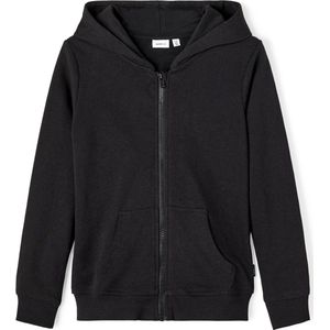 Sweatvest - Effen - Sweatstof - Capuchon - Lange Mouw - Normale Pasvorm