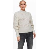 ONLY - ONLPOPPY - Pullover - Groen - Gebreid - Hoge Hals - Lange Mouwen