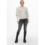 ONLY - ONLPOPPY - Pullover - Groen - Gebreid - Hoge Hals - Lange Mouwen