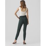Vero Moda Eva Loose Fit Paperbag Tall Hoge Taille Broek Groen / 36 Vrouw