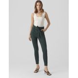 Vero Moda Eva Loose Fit Paperbag Tall Hoge Taille Broek Groen / 36 Vrouw