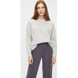 Light Grey Melange - Sweater - Casual Fit - Lange Mouwen - Ronde Hals