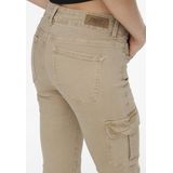 ONLY - ONLMISSOURI - Joggerbroek - Blauw - 98% Katoen, 2% Elastaan