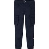 NAME IT NKMRYAN Cargo Broek - Blauw - Twill - Regular Fit