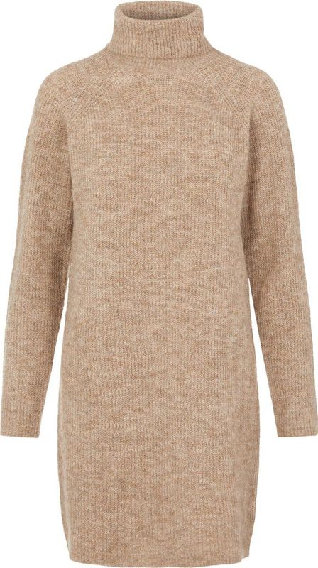 Pieces - Ellen - Jurk - Groen - Zacht Handgevoel - Lange Mouwen