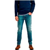 Selected Homme Heren Jeans Broeken SLH175-SLIM LEON 6290 slim Fit Blauw Volwassenen