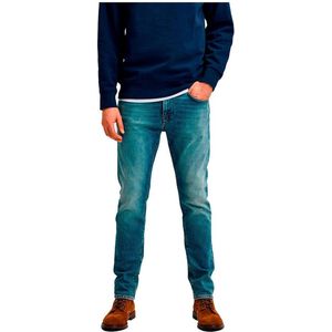 Selected Homme Heren Jeans Broeken SLH175-SLIM LEON 6290 slim Fit Blauw Volwassenen
