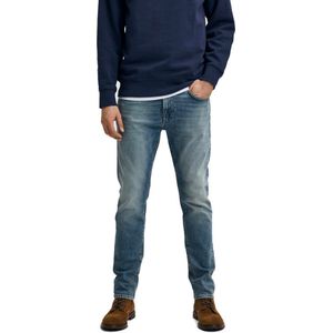 Selected Homme Heren Jeans Broeken SLH175-SLIM LEON 6290 slim Fit Blauw Volwassenen
