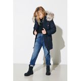 ONLY KOGIRIS Lange parka, Night Sky/Detail: FUR LIGHT GREY