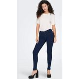 Jeans - Dark Blue Denim - Skinny Fit - Knoop en Ritssluiting