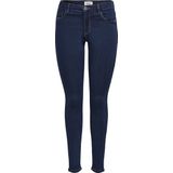Jeans - Dark Blue Denim - Skinny Fit - Knoop en Ritssluiting