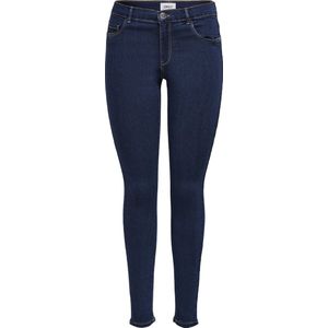 Jeans - Dark Blue Denim - Skinny Fit - Knoop en Ritssluiting