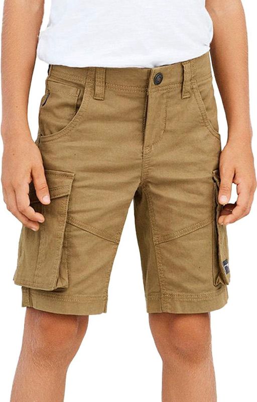 NAME IT - Cargo Short - Kastanje Kleur - Katoen