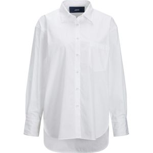 Jack & Jones - Jamie Relaxed Poplin - Overhemd - Effen - Lange Mouwen