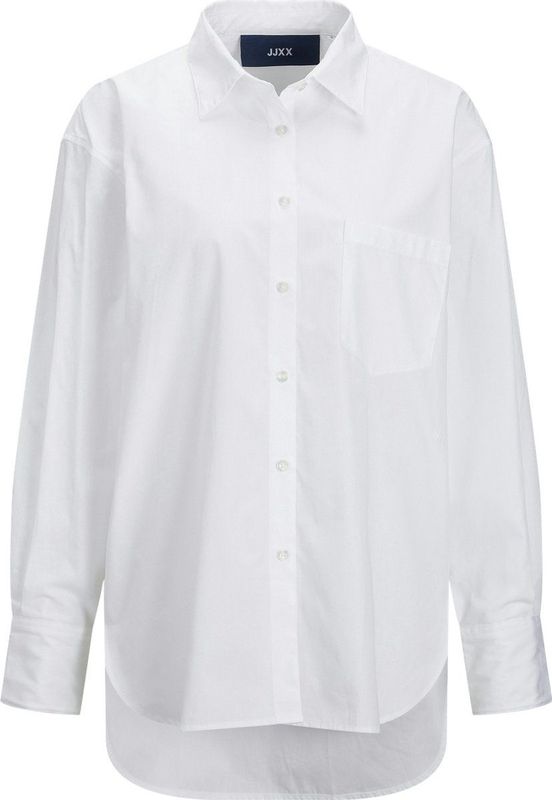 Jack & Jones - Jamie Relaxed Poplin - Overhemd - Effen - Lange Mouwen