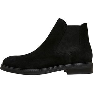 Selected Blake Suede Chelsea Laarzen Zwart EU 43 Man