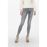 Skinny Fit Jeans - Enkel Lengte - Gulp met Knopen - Riemlussen - Blauw