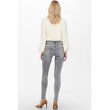 Skinny Fit Jeans - Enkel Lengte - Gulp met Knopen - Riemlussen - Blauw