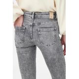 Skinny Fit Jeans - Enkel Lengte - Gulp met Knopen - Riemlussen - Blauw