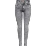 Skinny Fit Jeans - Blauw - Katoen - Enkel Lengte