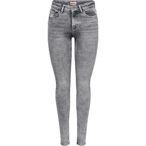 Skinny Fit Jeans - Enkel Lengte - Gulp met Knopen - Riemlussen - Blauw