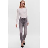 VERO MODA Skinny Jeans VMPEACH Grijs