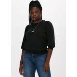 Selected Femme Tenny 3/4 Sweat Top Tops & T-shirts - Zwart