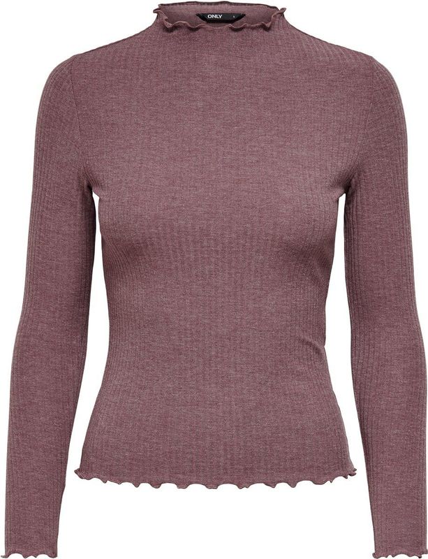 Only - LEMMA - Slim Fit Shirt - Effen - Lange Mouwen