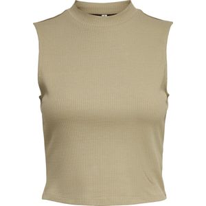 ONLY ONLLINEA LIFE S/L TOP Dames Top - Cropped Top - Mouwloos - 92% Organisch Katoen