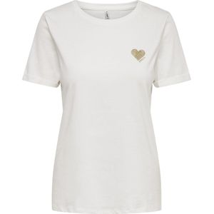 ONLKITA - 15244714 - T-shirt - Effen - Katoen - Ronde Hals