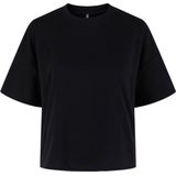 Pieces - Oversized T-Shirt - Zwart - 60% Katoen 40% Polyester