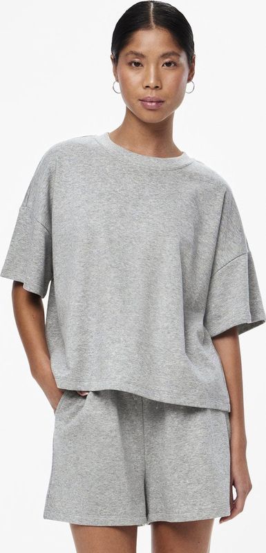 Pieces - Oversized T-Shirt - Zwart - 60% Katoen 40% Polyester