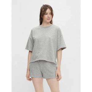 Pieces - Loungewear Top - Zwart - Katoen/Polyester