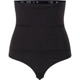 Pieces - Bella - Corrigerende String - Zwart - 84% Polyamide