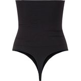 Pieces - Bella - Corrigerende String - Zwart - 84% Polyamide