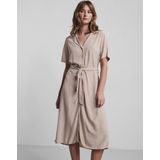 Pieces - Pcolivia SS - Midi-jurk - White Pepper