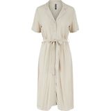 Pieces - Pcolivia SS - Midi-jurk - White Pepper
