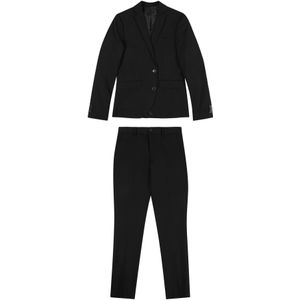 Pak - Blazer en Broek - Slanke Pasvorm - Opstaande Kraag - Klepzakken