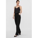 Vero Moda Broek Vmzamira Mw Straight Pant Ga Noos 10255128 Black Dames