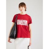 Mads Nørgaard - Trenda P Toppe & T-Shirts 205056 - T-shirt - Rood - Katoen