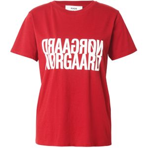 Mads Nørgaard - Trenda P Toppe & T-Shirts 205056 - T-shirt - Rood - Katoen